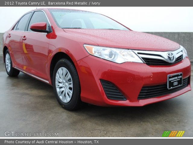 2012 Toyota Camry LE in Barcelona Red Metallic