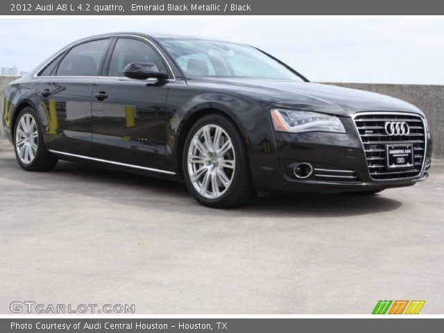 2012 Audi A8 L 4.2 quattro in Emerald Black Metallic