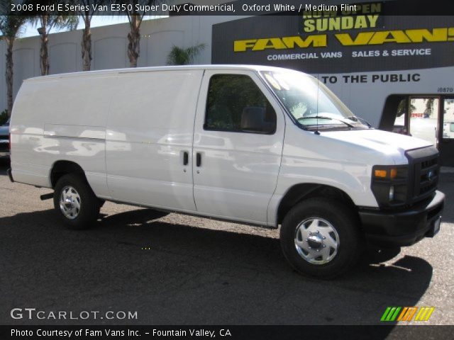 2008 Ford E Series Van E350 Super Duty Commericial in Oxford White