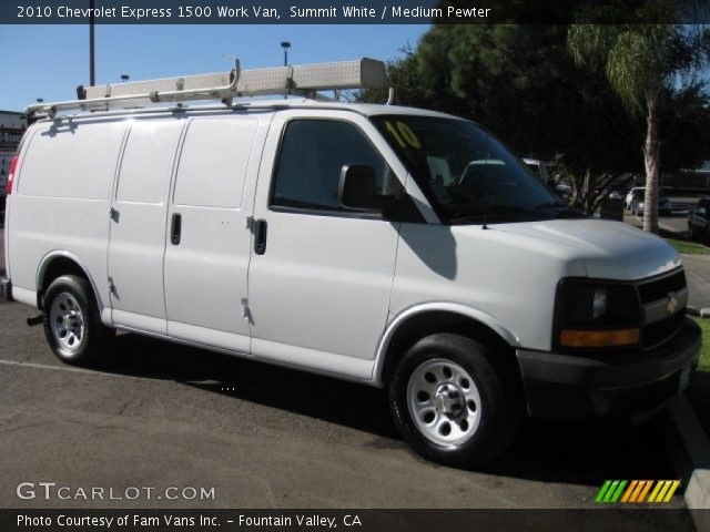 2010 Chevrolet Express 1500 Work Van in Summit White