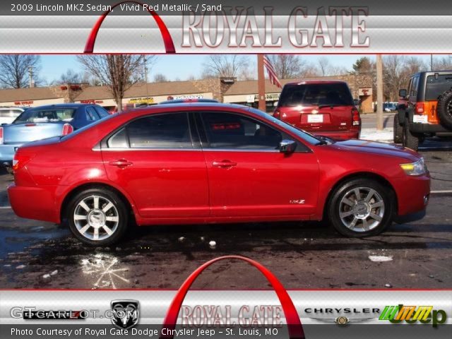 2009 Lincoln MKZ Sedan in Vivid Red Metallic