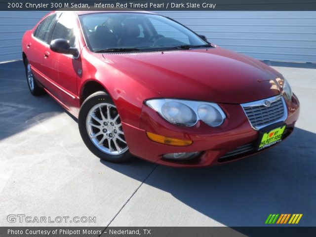 2002 Chrysler 300 M Sedan in Inferno Red Tinted Pearl