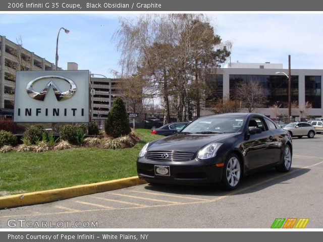 2006 Infiniti G 35 Coupe in Black Obsidian