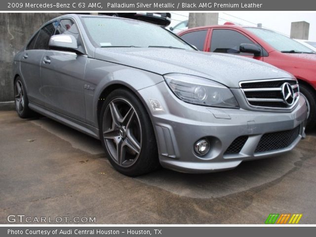 2009 Mercedes-Benz C 63 AMG in Palladium Silver Metallic