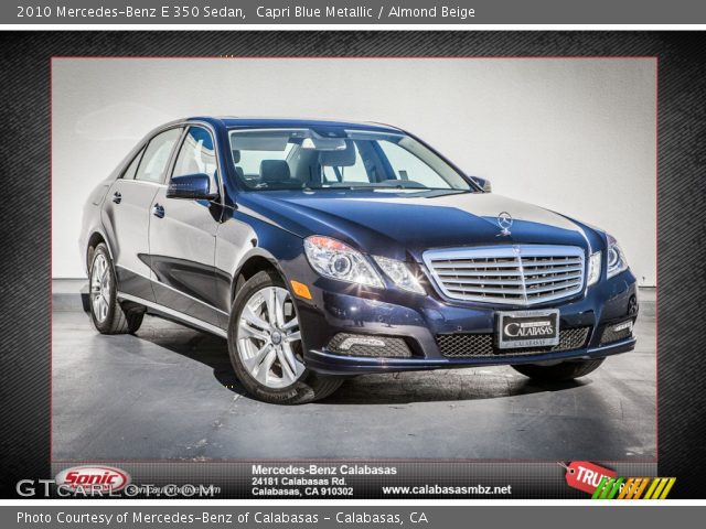 2010 Mercedes-Benz E 350 Sedan in Capri Blue Metallic