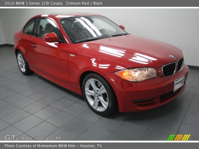 2010 BMW 1 Series 128i Coupe in Crimson Red