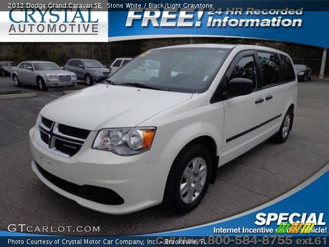 2012 Dodge Grand Caravan SE in Stone White
