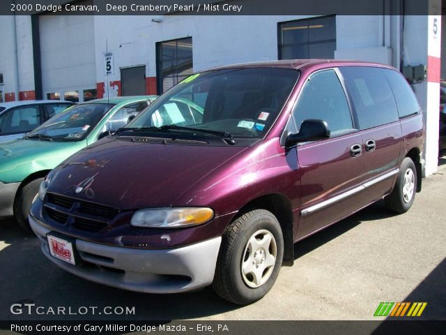 2000 Dodge Caravan  in Deep Cranberry Pearl