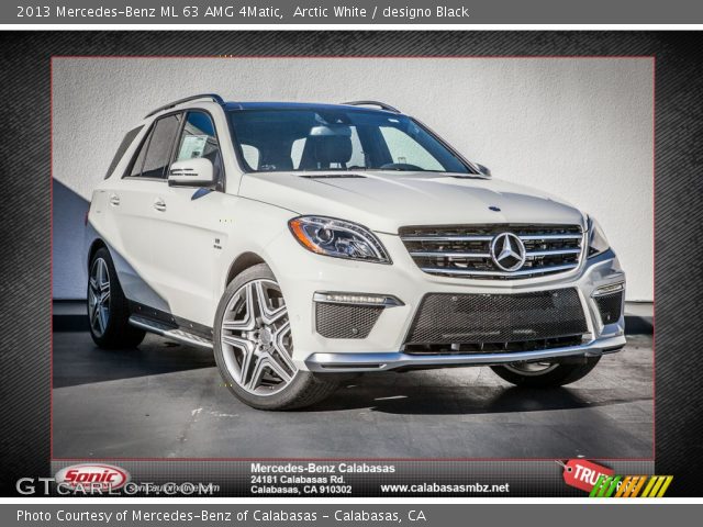 2013 Mercedes-Benz ML 63 AMG 4Matic in Arctic White