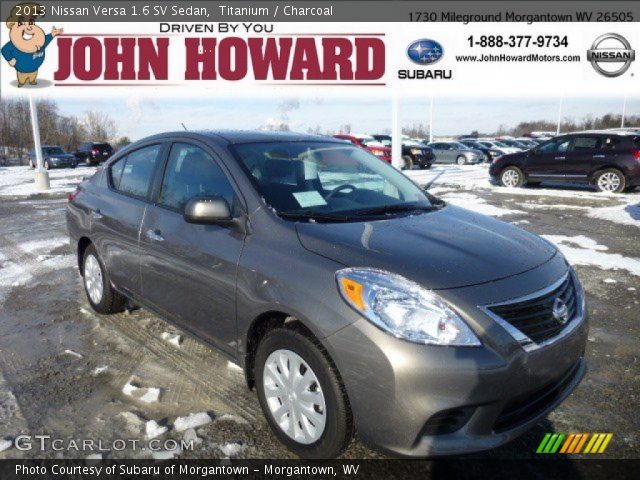2013 Nissan Versa 1.6 SV Sedan in Titanium