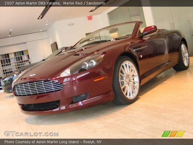 2007 Aston Martin DB9 Volante in Merlot Red
