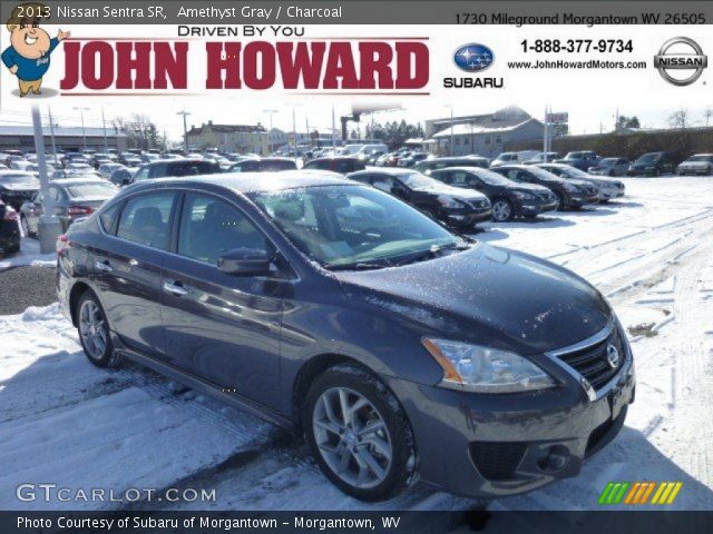 2013 Nissan Sentra SR in Amethyst Gray