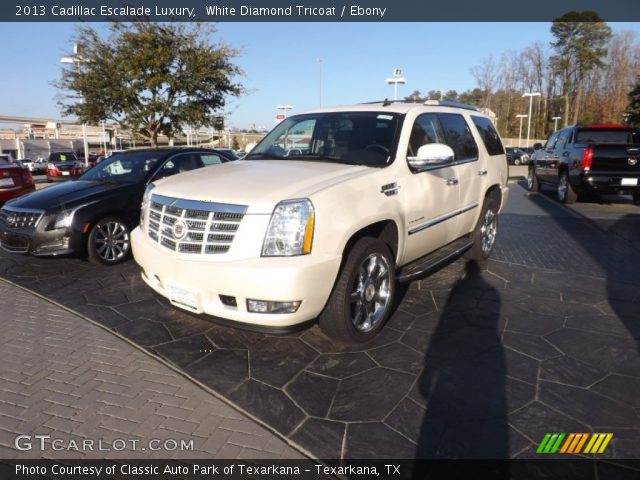 2013 Cadillac Escalade Luxury in White Diamond Tricoat