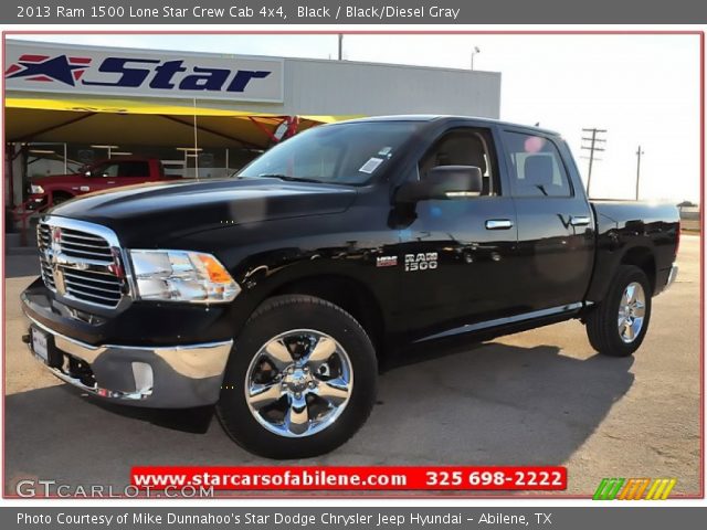 2013 Ram 1500 Lone Star Crew Cab 4x4 in Black