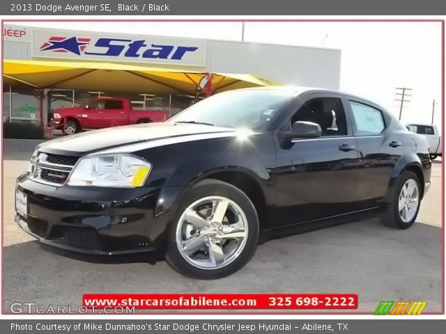 2013 Dodge Avenger SE in Black