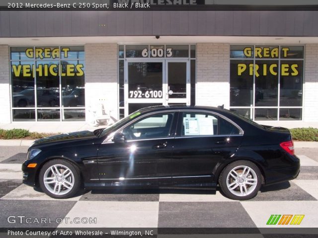 2012 Mercedes-Benz C 250 Sport in Black