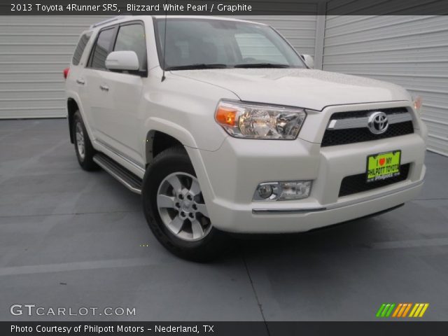 2013 Toyota 4Runner SR5 in Blizzard White Pearl
