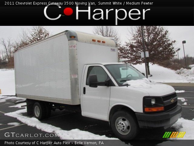2011 Chevrolet Express Cutaway 3500 Moving Van in Summit White