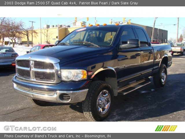 2003 Dodge Ram 2500 ST Quad Cab 4x4 in Patriot Blue Pearl