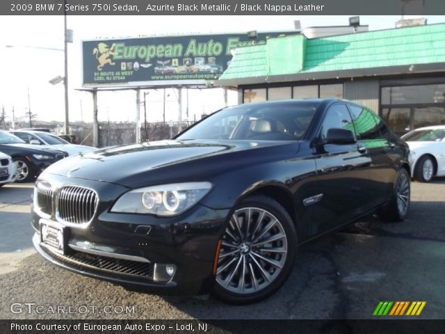 2009 BMW 7 Series 750i Sedan in Azurite Black Metallic