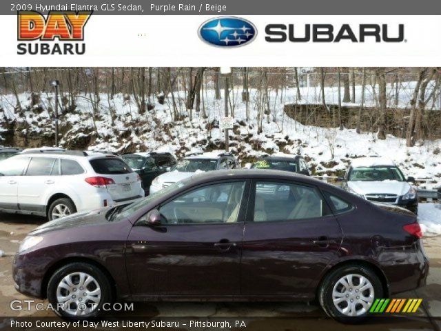 2009 Hyundai Elantra GLS Sedan in Purple Rain