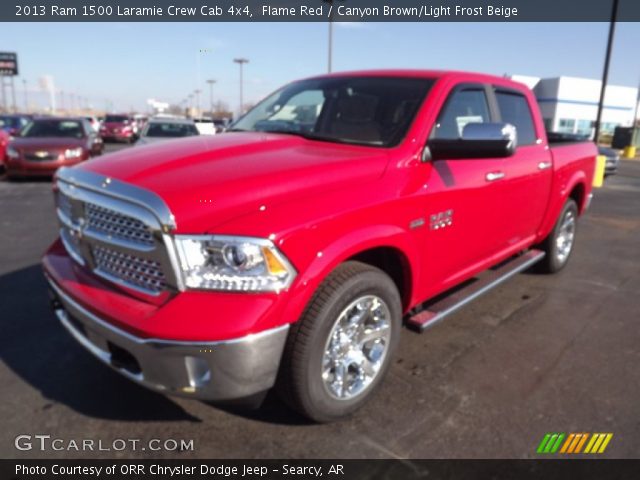 2013 Ram 1500 Laramie Crew Cab 4x4 in Flame Red
