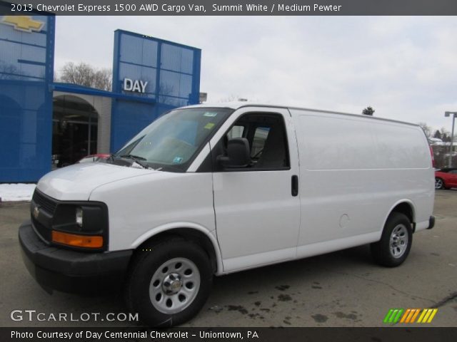 2013 Chevrolet Express 1500 AWD Cargo Van in Summit White
