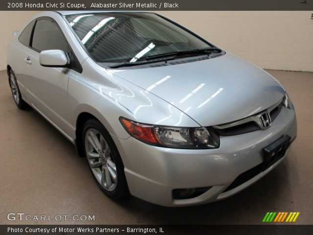 2008 Honda Civic Si Coupe in Alabaster Silver Metallic