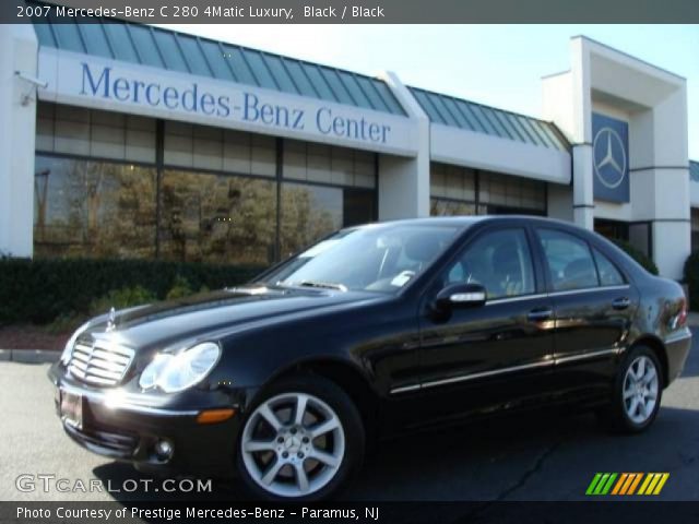 2007 Mercedes-Benz C 280 4Matic Luxury in Black