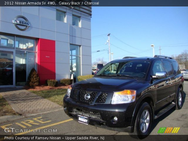 2012 Nissan Armada SV 4WD in Galaxy Black