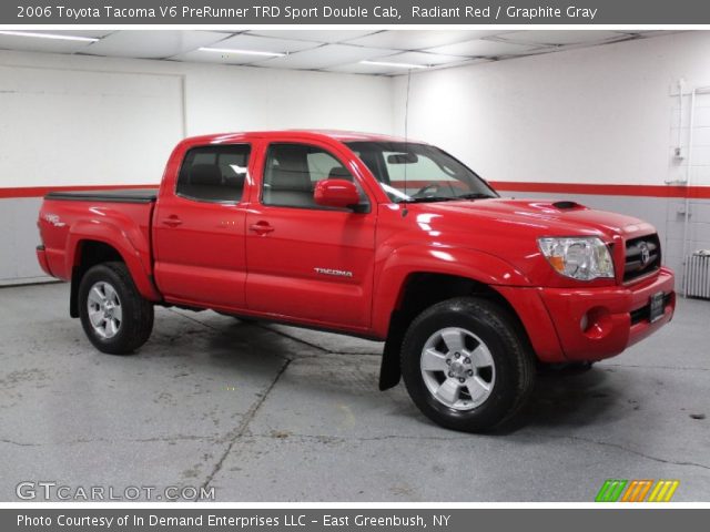 2006 Toyota Tacoma V6 PreRunner TRD Sport Double Cab in Radiant Red