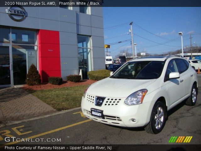 2010 Nissan Rogue SL AWD in Phantom White