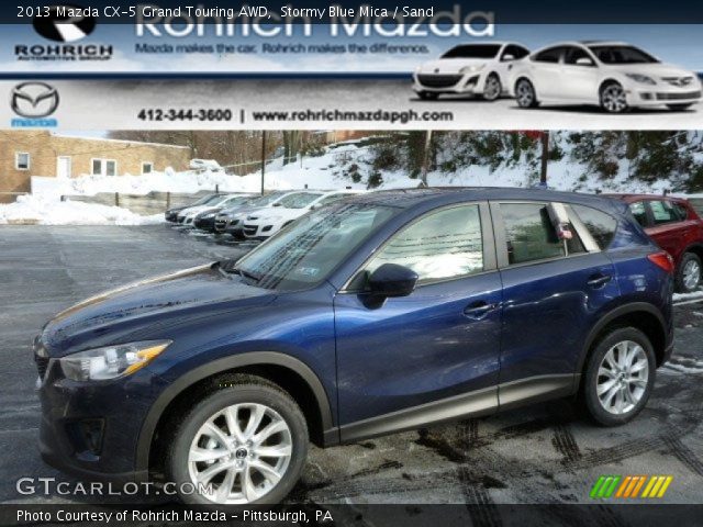 2013 Mazda CX-5 Grand Touring AWD in Stormy Blue Mica