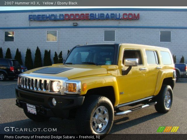 2007 Hummer H3 X in Yellow
