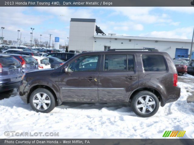 2013 Honda Pilot Touring 4WD in Dark Amber Metallic