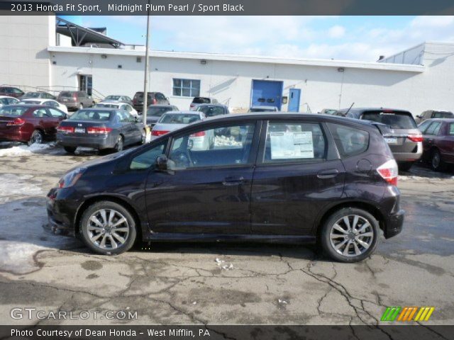 2013 Honda Fit Sport in Midnight Plum Pearl
