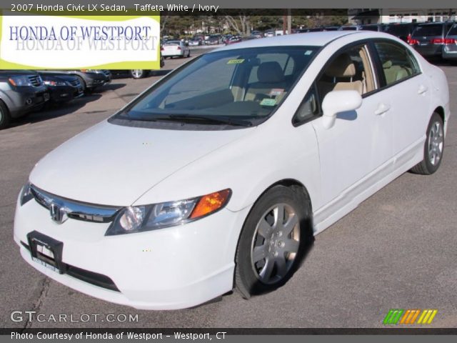 2007 Honda Civic LX Sedan in Taffeta White