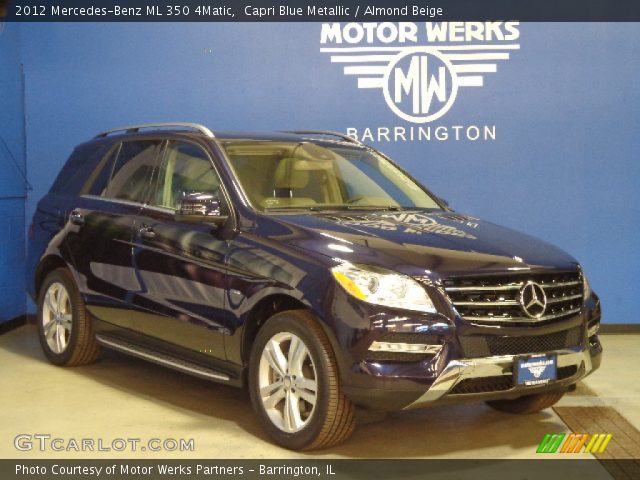 2012 Mercedes-Benz ML 350 4Matic in Capri Blue Metallic