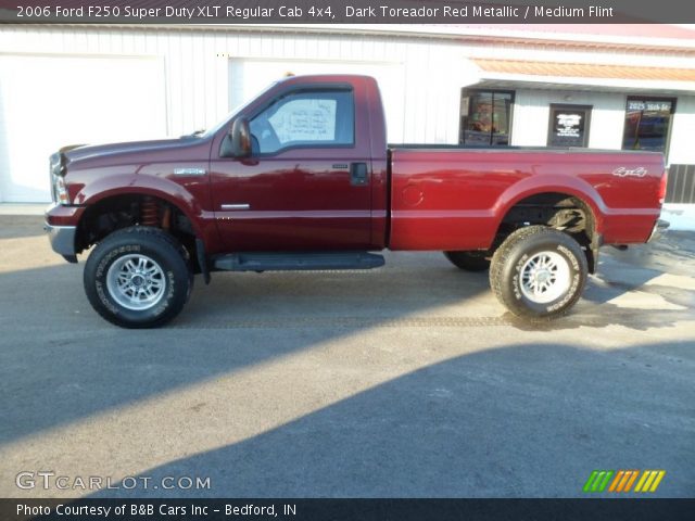 2006 Ford F250 Super Duty XLT Regular Cab 4x4 in Dark Toreador Red Metallic
