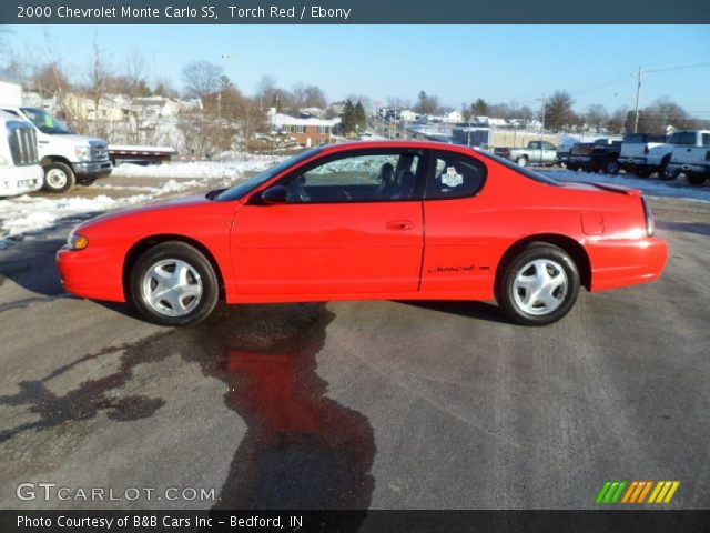 2000 Chevrolet Monte Carlo SS in Torch Red