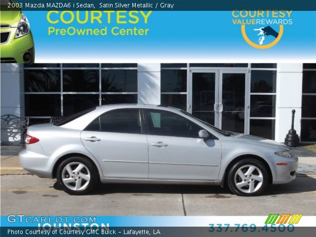 2003 Mazda MAZDA6 i Sedan in Satin Silver Metallic