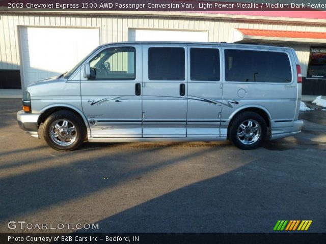 2003 Chevrolet Express 1500 AWD Passenger Conversion Van in Light Pewter Metallic