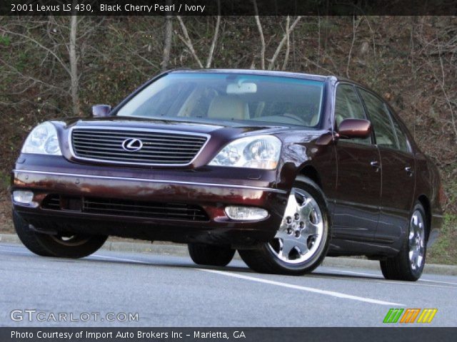 2001 Lexus LS 430 in Black Cherry Pearl