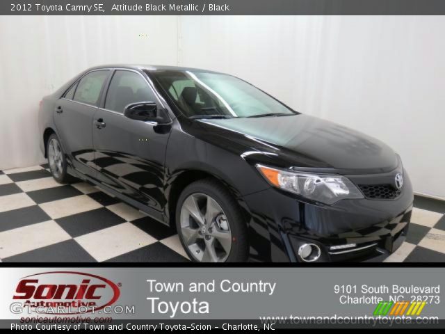 2012 Toyota Camry SE in Attitude Black Metallic