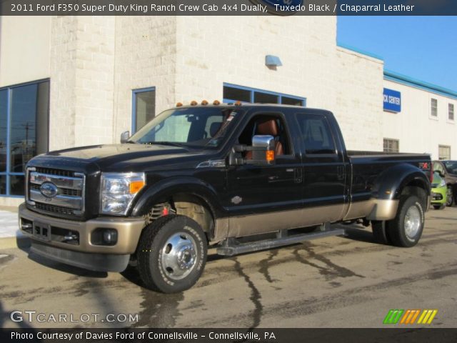 2011 Ford F350 Super Duty King Ranch Crew Cab 4x4 Dually in Tuxedo Black