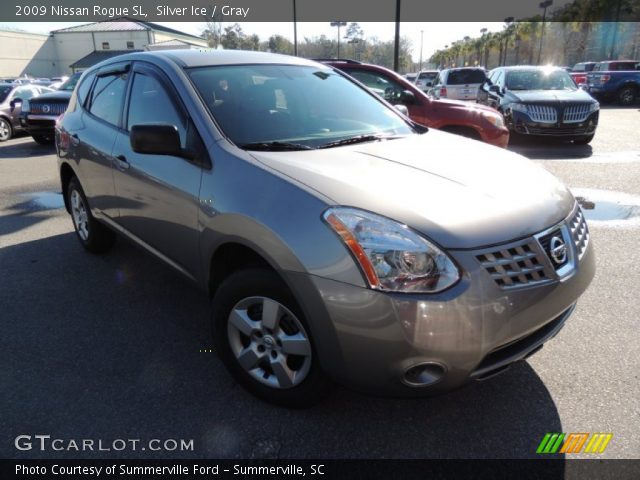 2009 Nissan Rogue SL in Silver Ice