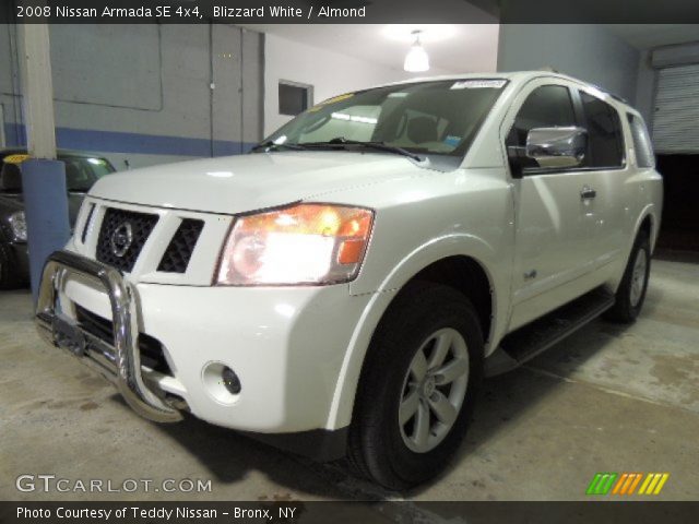 2008 Nissan Armada SE 4x4 in Blizzard White
