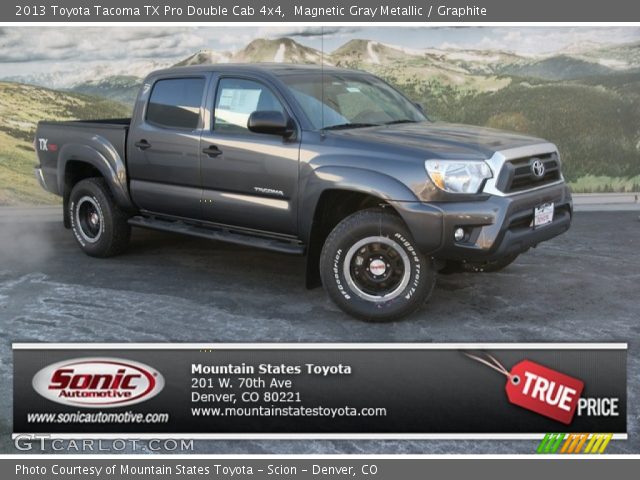 2013 Toyota Tacoma TX Pro Double Cab 4x4 in Magnetic Gray Metallic