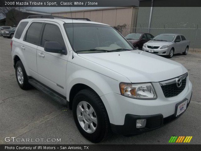 2008 Mazda Tribute s Sport in Classic White