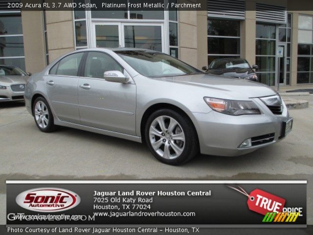 2009 Acura RL 3.7 AWD Sedan in Platinum Frost Metallic